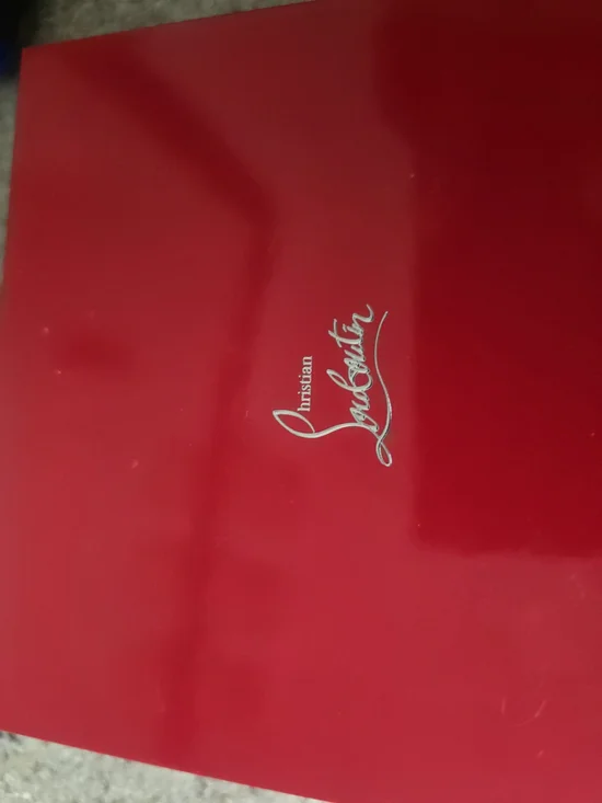 Christian Louboutin Red Studded Compact Case - Picture 3 of 4